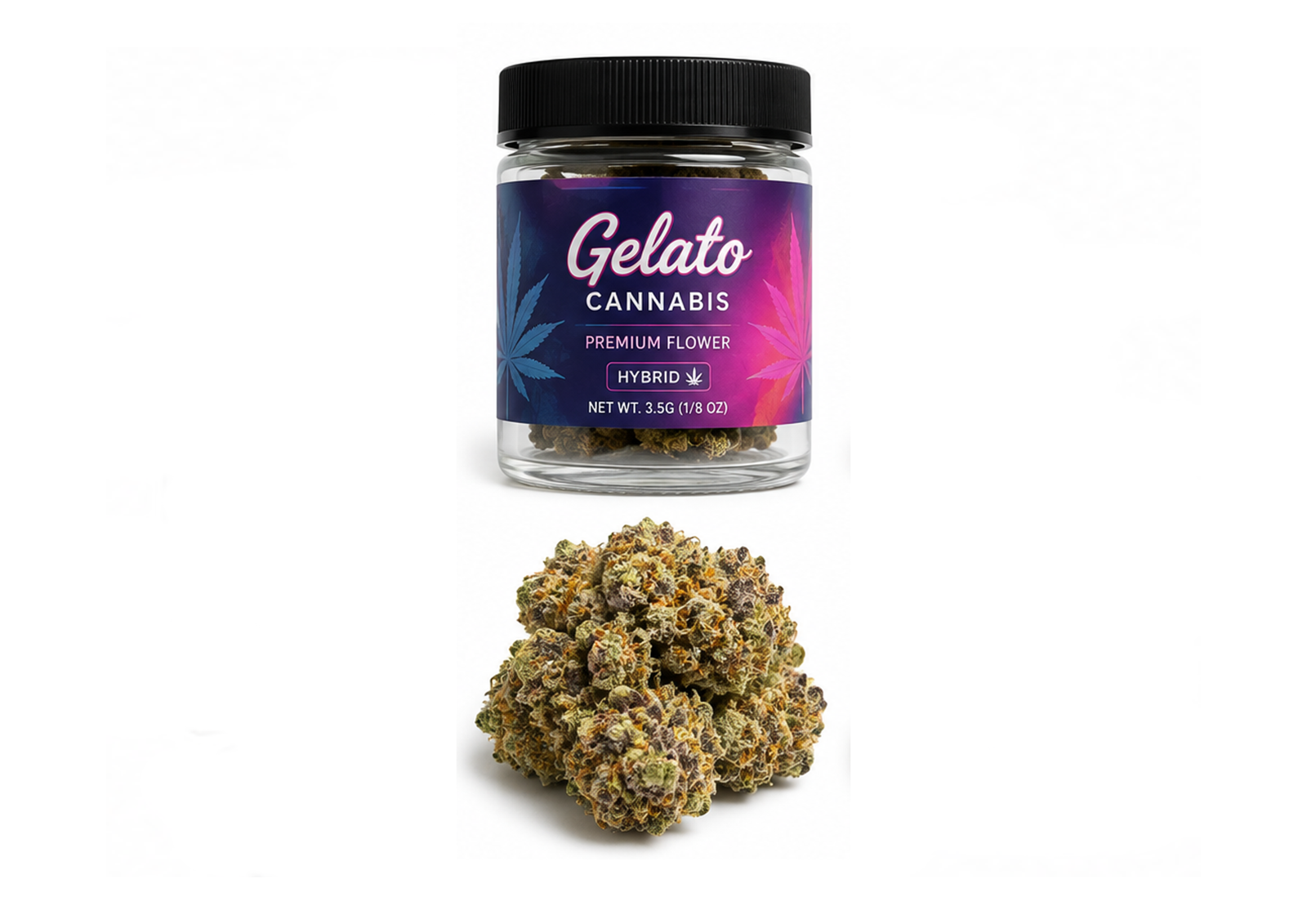 Gelato-cannabis i nærheten