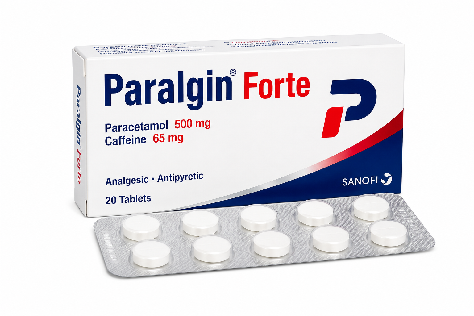 Paralgin-tablett 500 mg